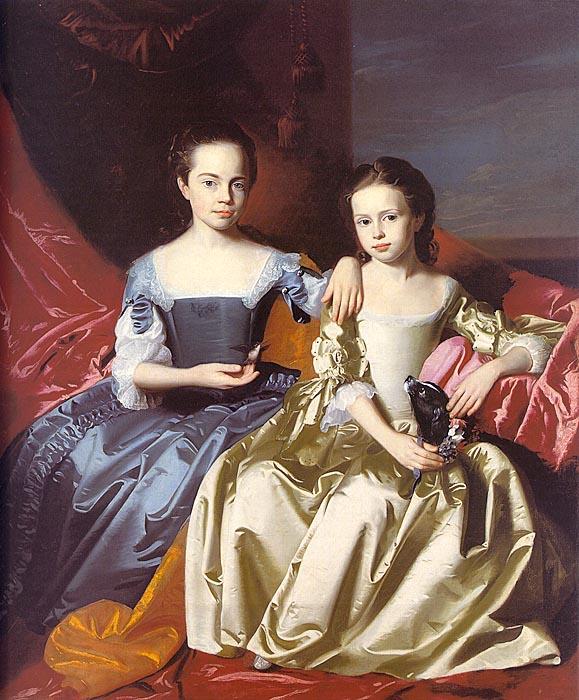 John Singleton Copley Mary MacIntosh Royall and Elizabeth Royall China oil painting art